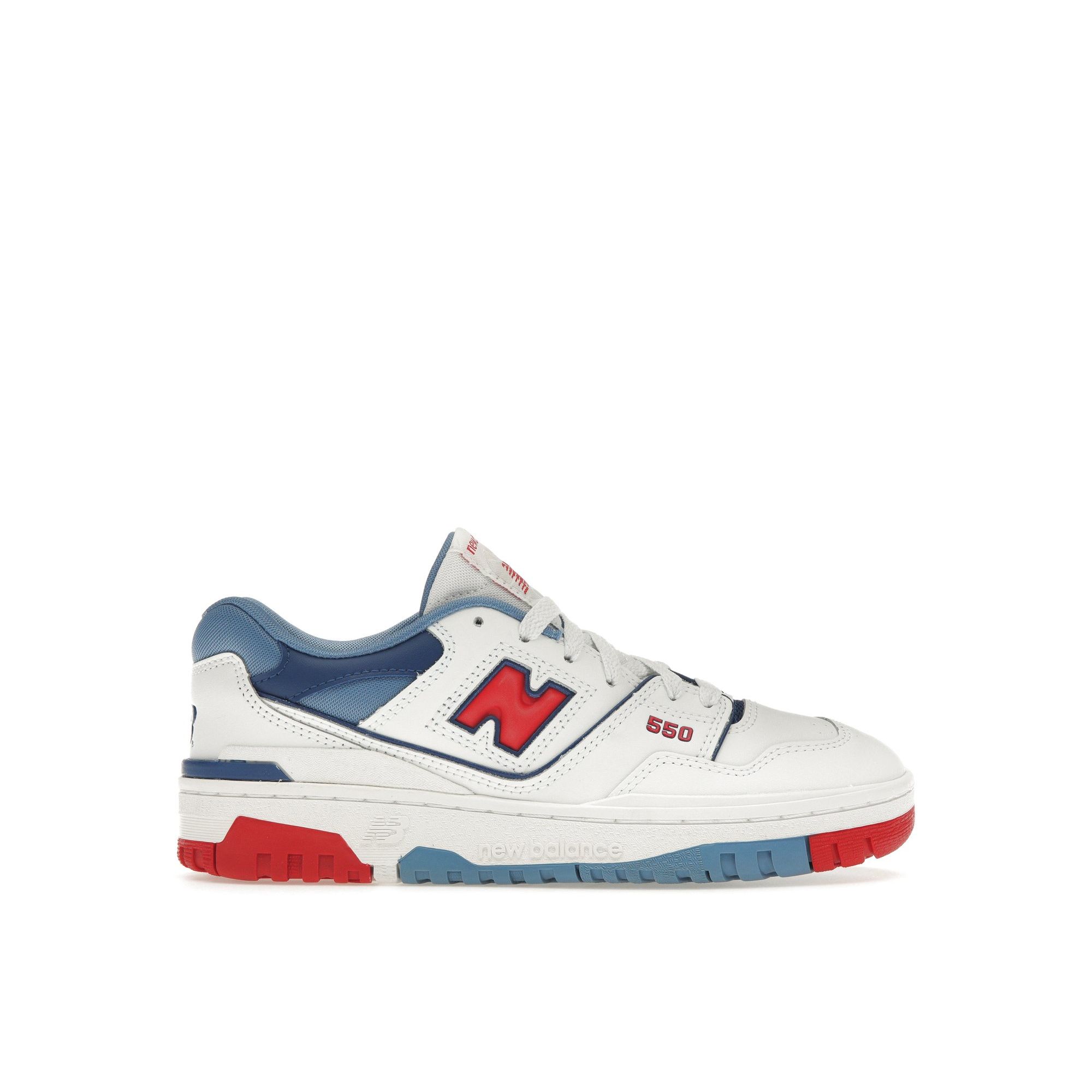 

New Balance 550 Big Kid Red Atlantic Blue Детские кроссовки Бело-красные GSB550CH 35.5