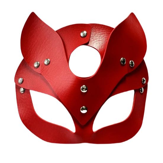 

Маска Лисы Маскарадная из Искусственной Кожи Регулируемая Закрывает Всё Лицо для Косплея Хэллоуин Вечеринок Панк Готика Ролевые Игры Костюмный Аксессуар S