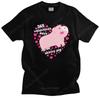 Kawaii Valentines Day Skinny Pig Heart T Shirt Unisex Shortsleeve Animal Tshirts Printed Tee Preshrunk Cotton Slim Fit Tshirt