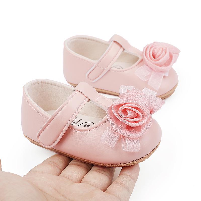 Spring & Autumn Princess Baby Walker Shoes for 0-1 Year Olds