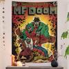 Famous American HipHop Singer Mf Doom Colorful Tapestry Wall Hanging Bohemian Wall Tapestries Mandala Wall Hanging Sheets