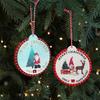 Countdown Christmas Tree Pendant DIY Christmas Tree Hanging Ornaments Xmas Party