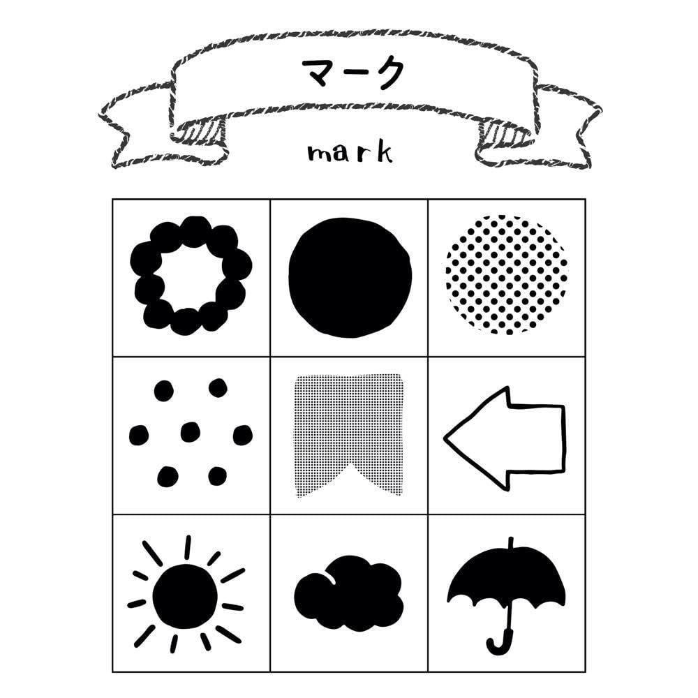 Beverly rectangular notebook notebook love mark stamp, stamp, accessory, TSW-110