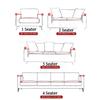 1pc Geometric Printed Stretch Sofa Covers With Elastic Band Furniture Protector For Bedroom Office Living Room Home Decor