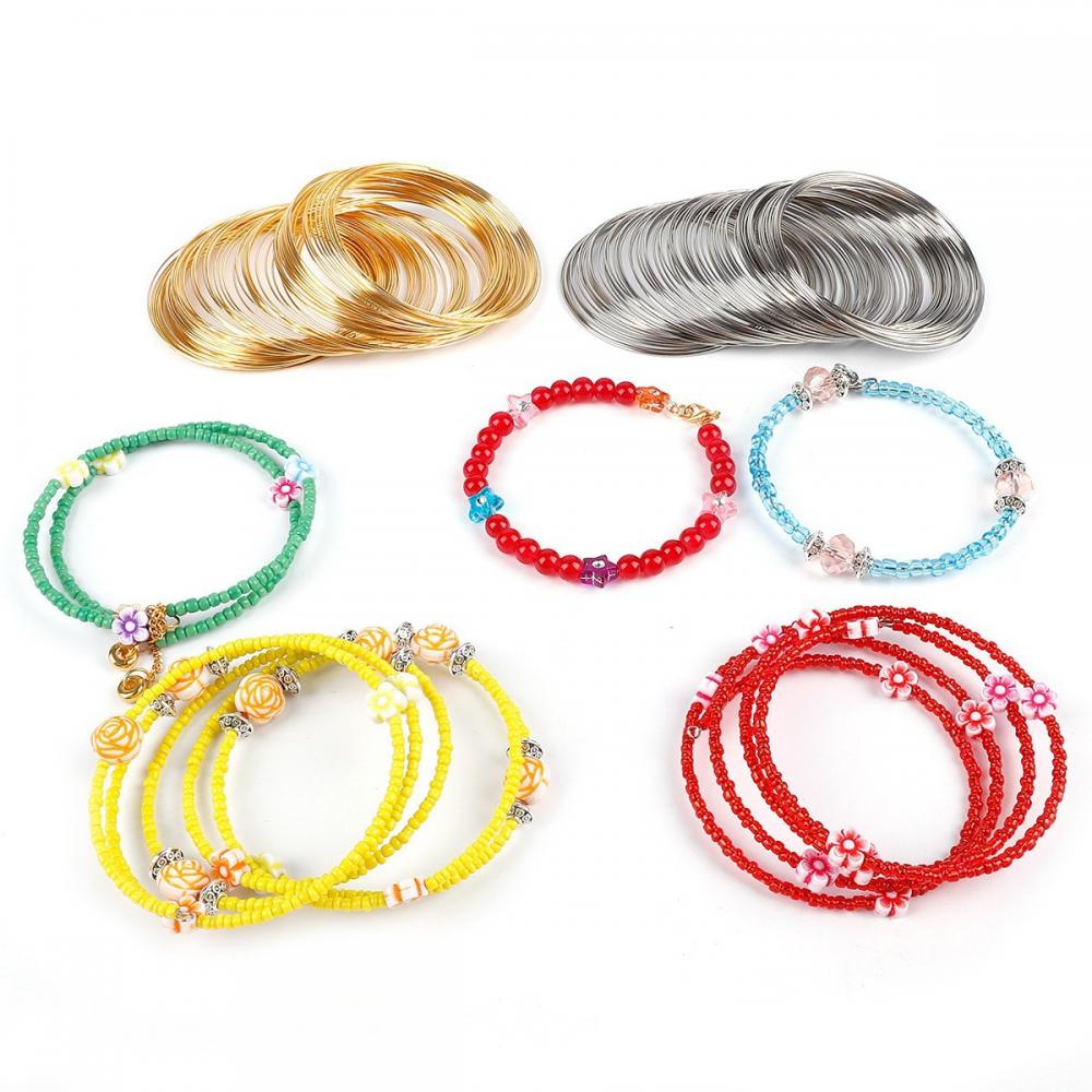 High-Quality Memory Wire for Jewelry Making Supplies, DIY Craft Bracelets, Bangle & Doll Creation Projects.