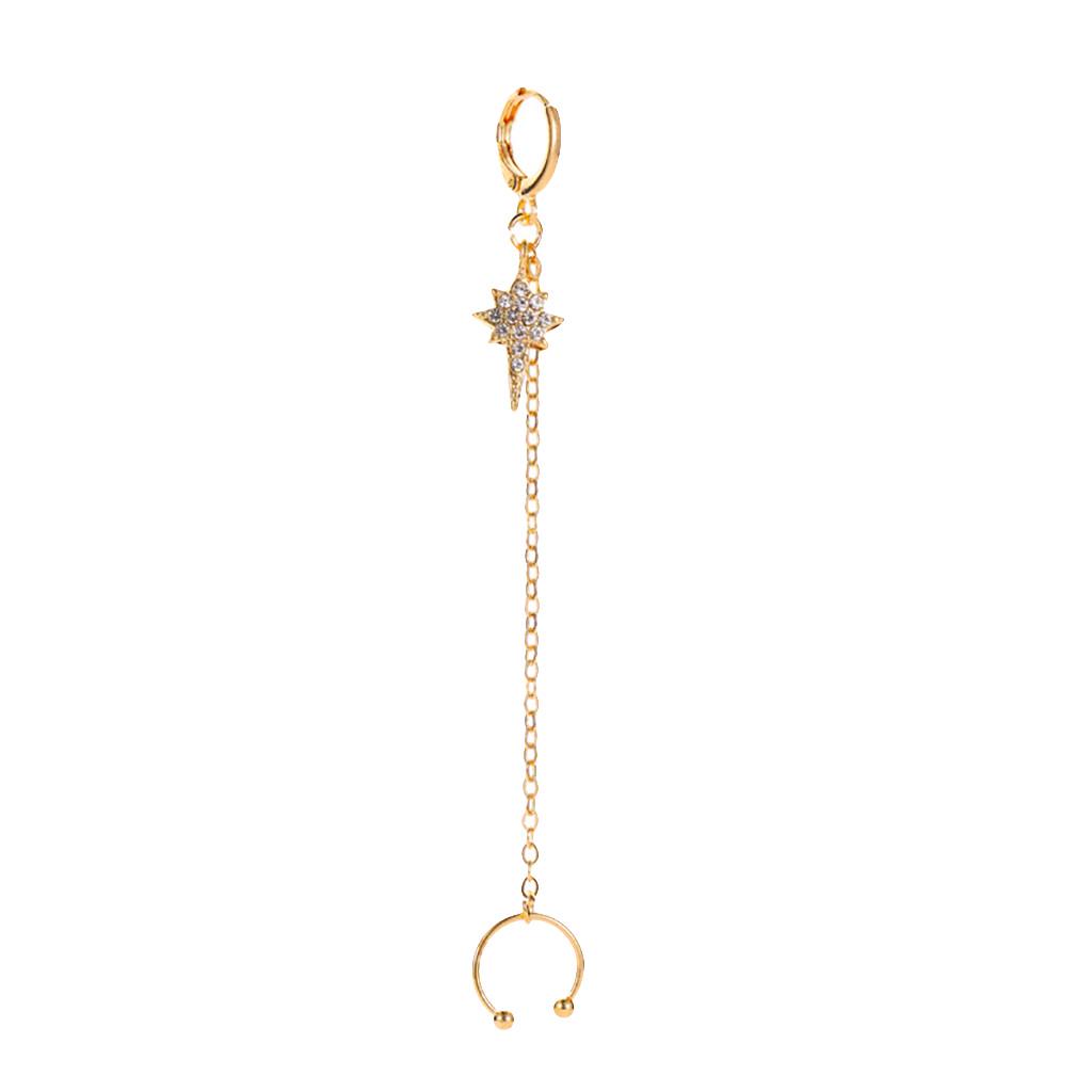 Fashion Starlight Tassel Earrings Drop Dangle Womens Wedding Jewelry Gift