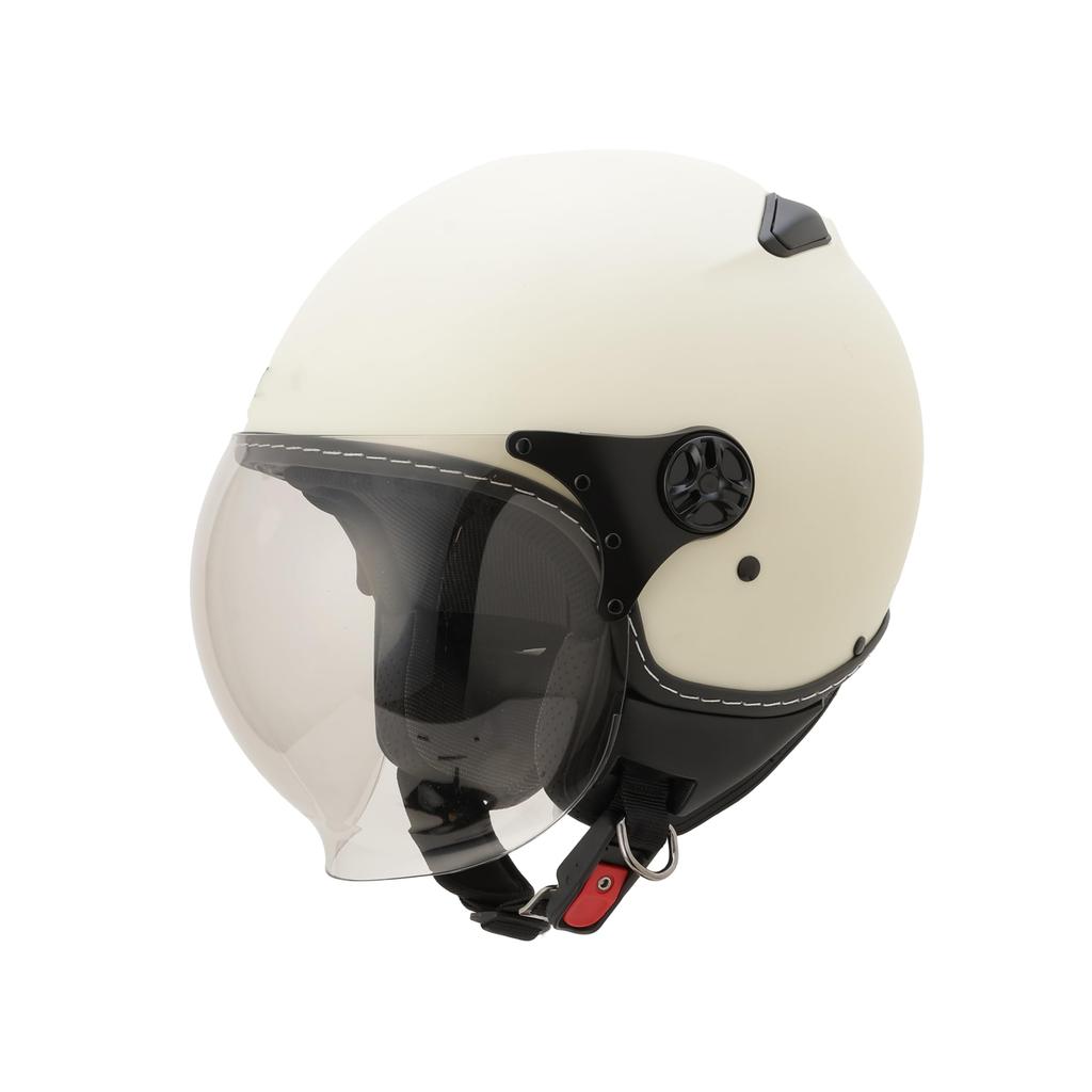 Sorel Silex Shield Motorcycle Matte Ivory SG and PSC Sizes Women's Helmet, Metallic, Standards, Women's