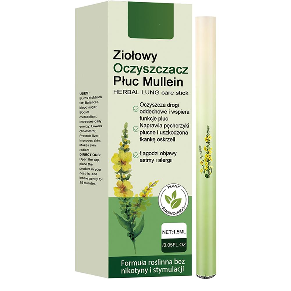 

1-4Pcs Herbal Diffuser Pen Mullein Mints Rosemary Extracts Natural Lung Cleansing Clear Breathing Improvement