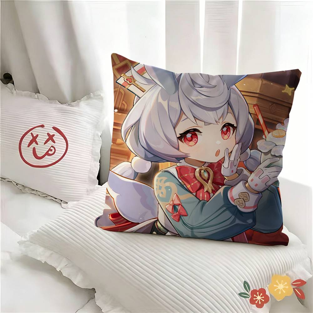 Pc Sigewinne Genshin Impact Pillow Case Fashion Square Pillowcase Bedroom Sofa Room Ins Decoration Leisure