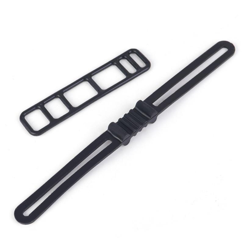 10Pcs/Set Bike Silicone Mount Bands Bicycle Light Straps For Headlight Taillight Fixing Universal Bike Accessories