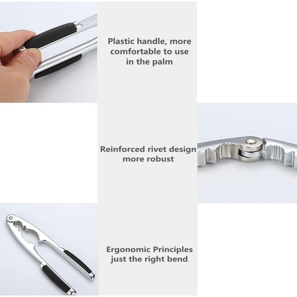 Nuts Walnuts Clip Almond Hazelnut Pecan Sheller Pliers Nutcracker Multifunctional Shell Opening Tools Walnut Pliers