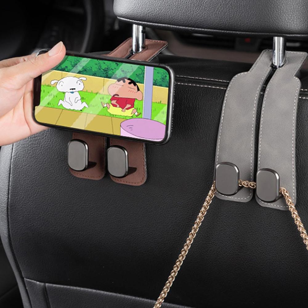 Double Headrest Purse Hooks