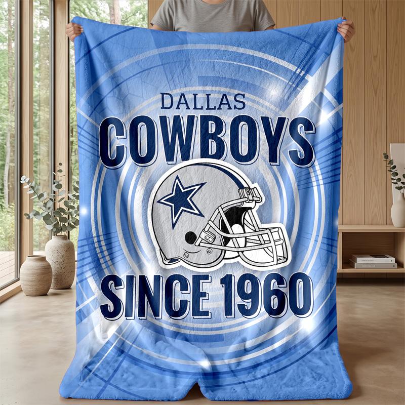 Dallas Cowboys Flanelová fleecová deka Útulná teplá přehozová deka na pohovku postel cestování Celoroční použití