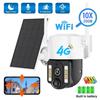 LS VISION Cameră solară 4G Sim Wifi Putere în aer liber Cameră PIR Detectie umanoid CCTV Protecție de securitate Baterie încorporată cu panou solar