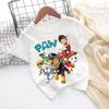 PAW Patrol Child Short Sleeve Tshirt Chase Skye Print Tees Boys Girls Casual Crew Neck Tops Summer Kids Clothing