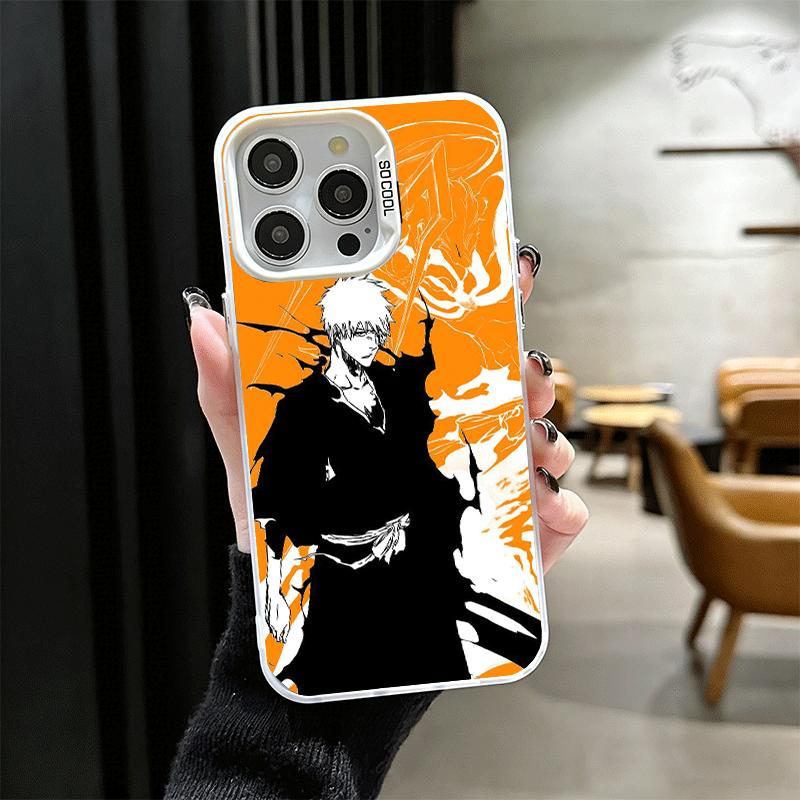 Bleach Kurosaki Ichigo Soft Phone Case for iPhone 15 16 17 Pro Max 17Air 16E 14 Plus 13 12 Mini Shockproof Cover Back Shell