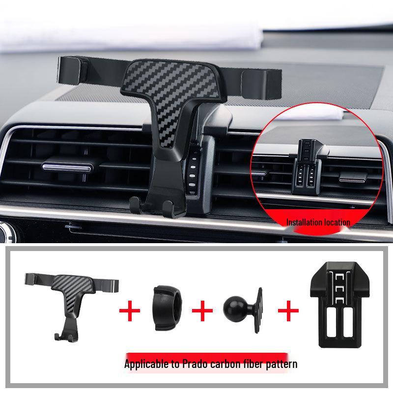 Wireless Charging Phone Holder for Toyota RAV4, Prado, and Land Cruiser