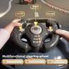 Neues Rennabenteuer Kinderpuzzle Brettspiel Simulations-Autofahrspielkonsole Lenkrad Spielzeug