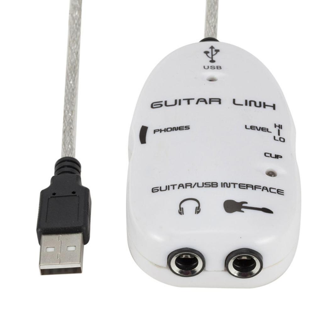 Guitar to USB Interface Link Cable Adapter   Connector Recorder for PCCelsiusComputer