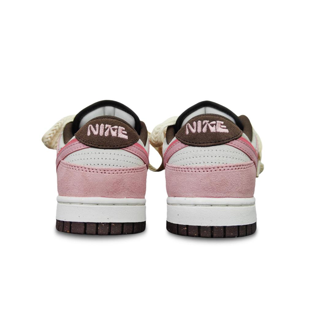 Nike Dunk Slip Resistant Abrasion Resistant Low top Skateboard Shoes Women's Pink HV1799-161(Team501BOX)