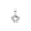 Pandora Heart Letter Decoration Pendant Unisex Pendant Silver 799538C01