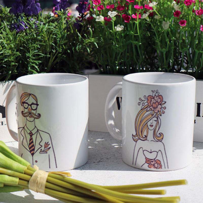 ci381-Design Mug 2p-Bride and Groom