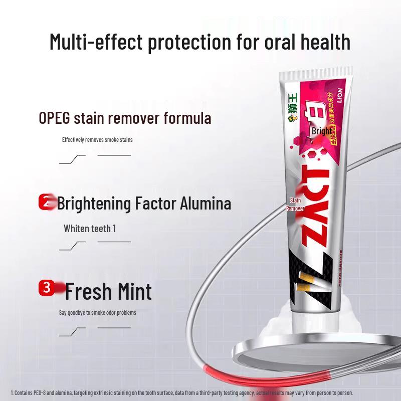 LION Stain Removal Ultra White Toothpaste