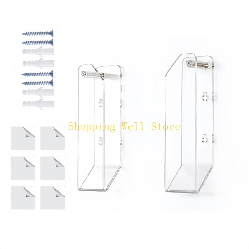 KX4B Pack of 2 Acrylic Support Stands Easy Assembly Laptop Risers Ergonomic Rack