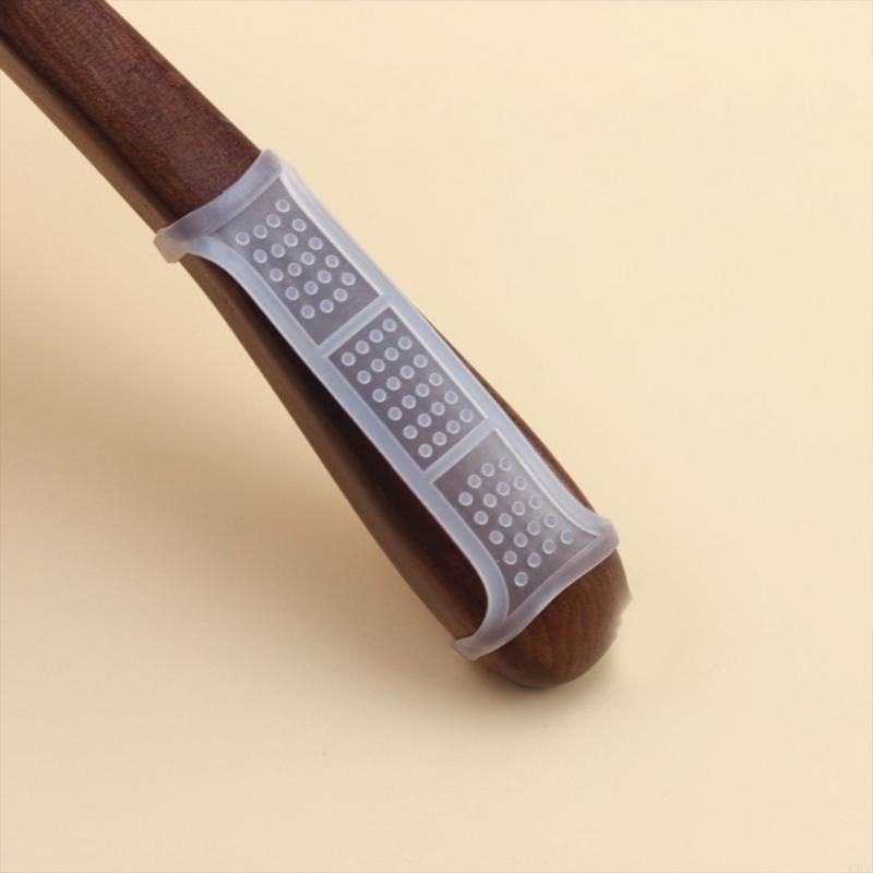 Pack of 5 Antishedding Strips for Wood Hanger Unique Hanger Antislip Strips Adhesive Strips for Smooth Clothes Holder X3UC