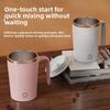 Moderner minimalistischer Kaffeebecher mit USB-Ladefunktion und magnetischem Rührwerk für Büro und Zuhause