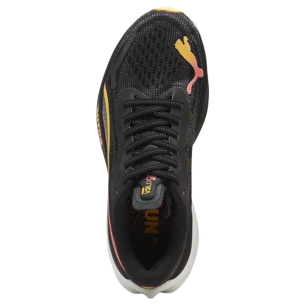 Puma Velocity Nitro 3 Black Sun Stream Women Sneakers Silver 309702-01