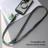 Braided Phone Lanyard Long Crossbody Shoulder Strap Adjustable Outdoor Sports Mountaineering Rope Anti Loss Neck Phone Strap