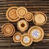 Dining Experience Insulation Pads Rattan Coasters Environmentally Friendly