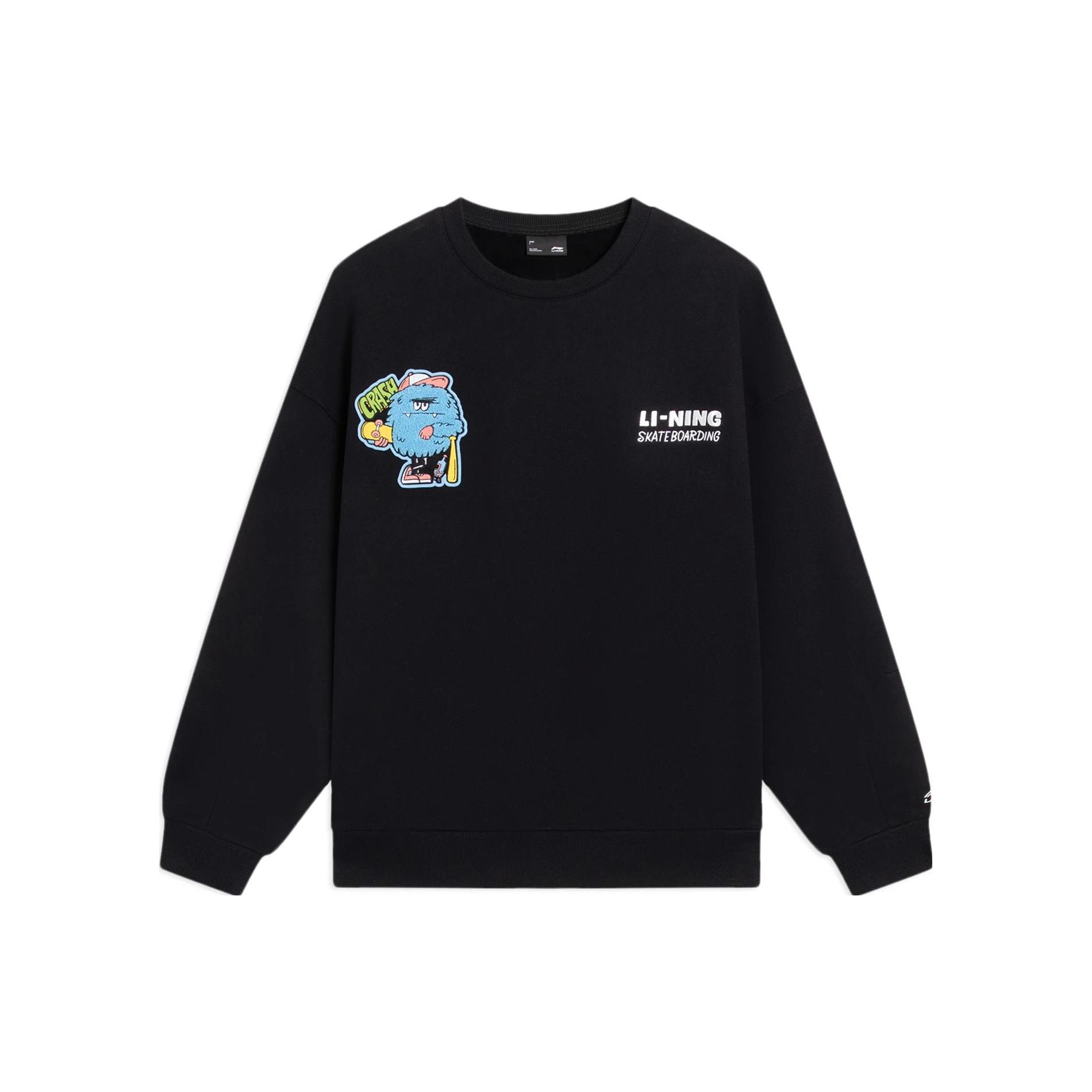Li Ning SS23 Sweatshirt Unisex Black AWDRH99-3 XL