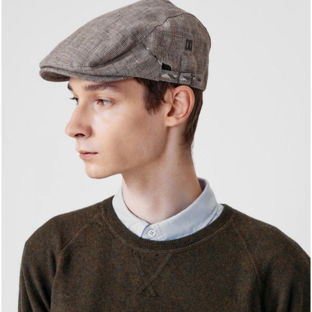 DakS Men S Brown Logo Hunting Cap Dbhe4e754w3 Single option