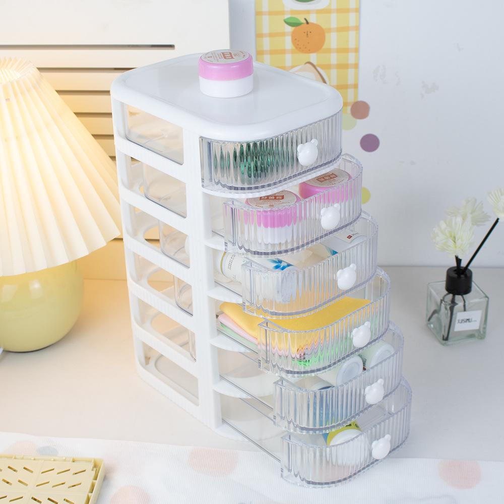 Desktop Drawer Jewelry and Cosmetics Storage Box