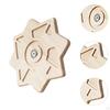 Chinchilla Molar Toy Cage Accessories Rotating Tooth Cleaning Interactive Hamster Chew Small Pet