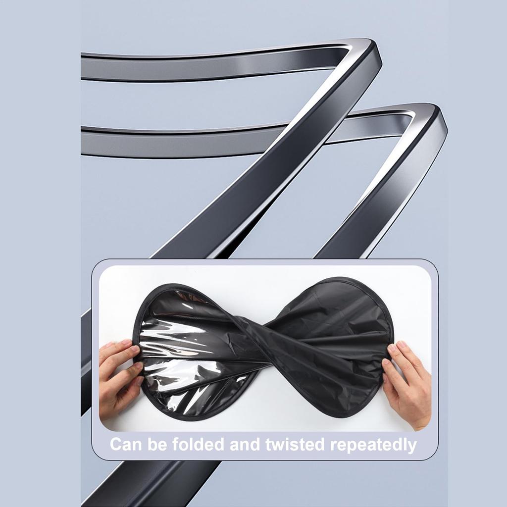 Auto-Fensterscheibenblenden, Auto-Fenster-Sonnenschutzfolie, Statisch haftende Seitenfenster-Sonnenschutzabdeckung