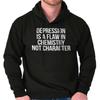 Depression Stigma Mental Health Awareness Hoodie Hooded Sweatshirt Men Women