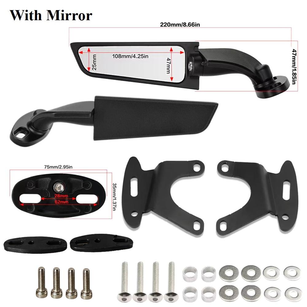 Motorcycle Accessories Side Mirrors Forward Moving Bracket Kit Rearview Mirror For YAMAHA XMAX 300 XMAX300 X-MAX 300 2023 2024