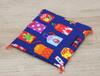 Castle Enterprises Mini Cushion for 5 Assorted Designs Random Pattern x Made in Japan Maneki-neko (Lucky Cat) Ornaments, (Blue), (10cm 10cm),