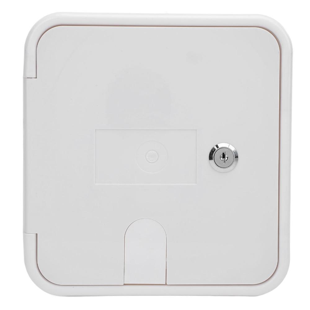 ABS RV Cable Hatch Door 215*205mm RV Power Cord Hatch Cover Cable Management