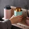 Ceramic press type bath gel bubble bottle hand wash shampoo soap dispenser bathroom accessories household liquid lotion bottle