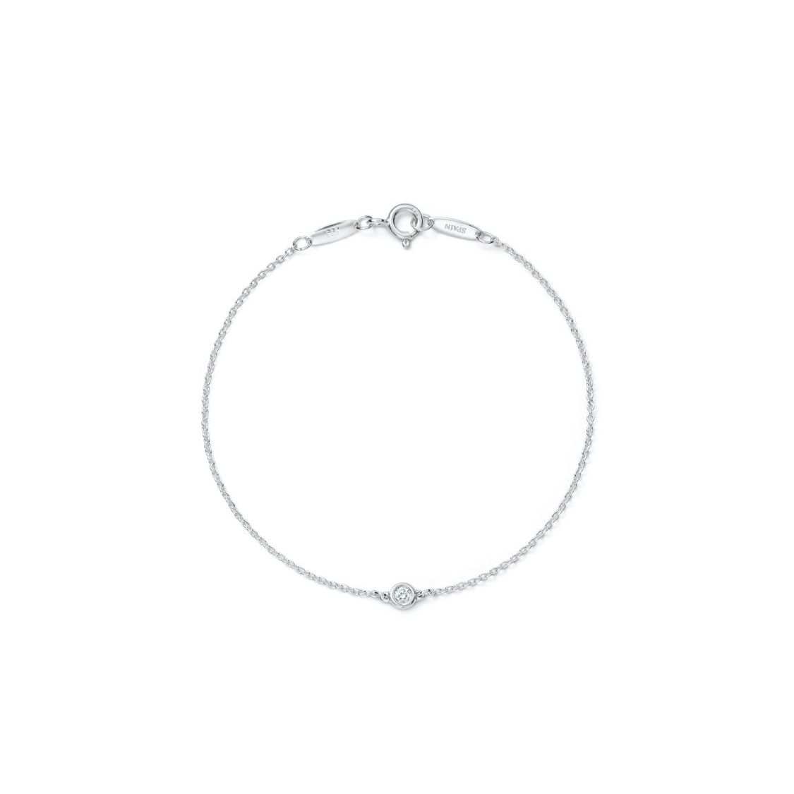 

Tiffany & Co. Round Diamond Bracelet Women bracelet Silver 60131449 Box+Shopping Bag