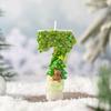 Christmas Tree Holiday Number Candle Innovation 0-9 Handmade Diy Decoration Crafts