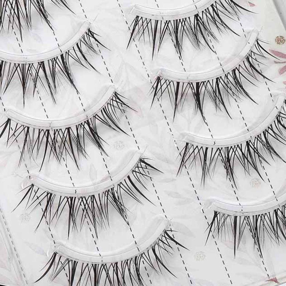 Lashes Extension Fluffy False Eyelashes DIY Thick Curled Up Eyelashes  Women/Girls