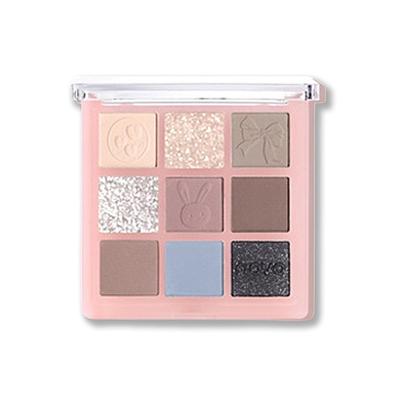 SŁODKA NOC paleta cieni do powiek Naturalny kolor Matowa i perłowa tekstura Dowolna kombinacja Odpowiednia dla wszystkich kobiet Kompakt z lusterkiem Paleta do makijażu oczu