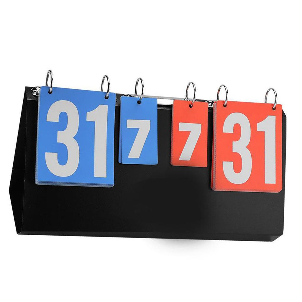 4 Digit Sports Competition Score Board Scoreboard for Table Tennis Basketball Badminton