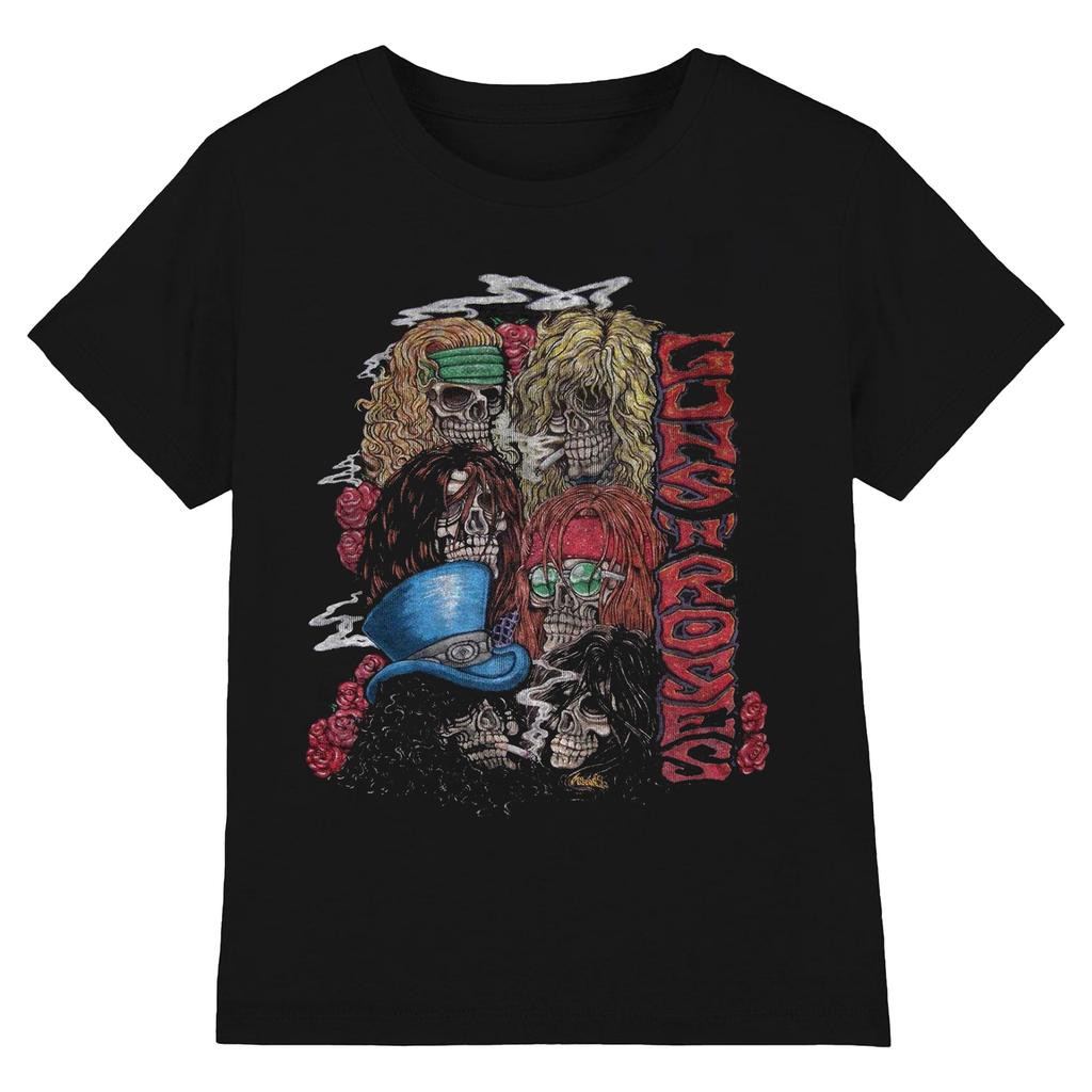 Guns N Roses Unisex Adult Stacked Skulls T-Shirt