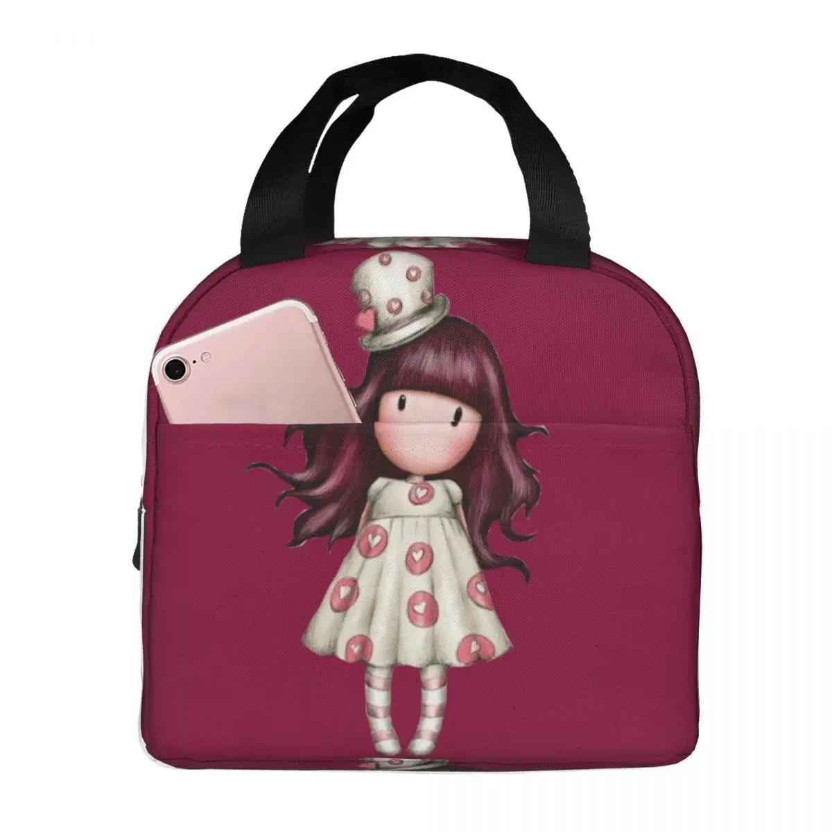 

Lunch Bags Insulated Bento Box Portable Lunch Tote Leakproof Picnic Bags Cooler Thermal Bag for Woman Student 22x20x13CM